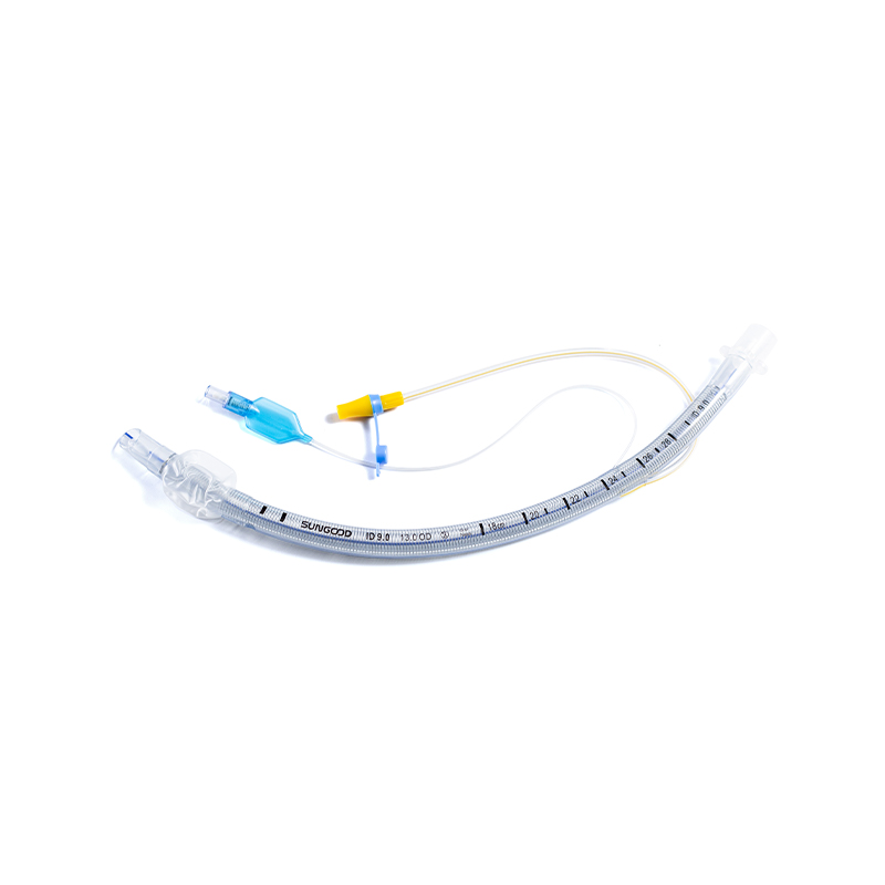 Tub endotraheal cu manșetă întărită cu lumen de evacuare