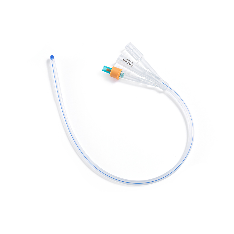 Cateter Foley din silicon cu 3 căi de calitate medicală